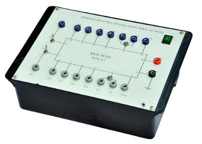 Study of 4-1 line (four input & one output) Multiplexer using IC 74153 - COS-110 / 18152